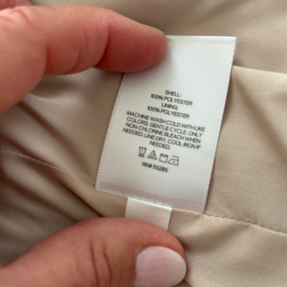 Express Tan Textured Suit- Jacket (M), Pants Size 10 - Picture 11 of 16